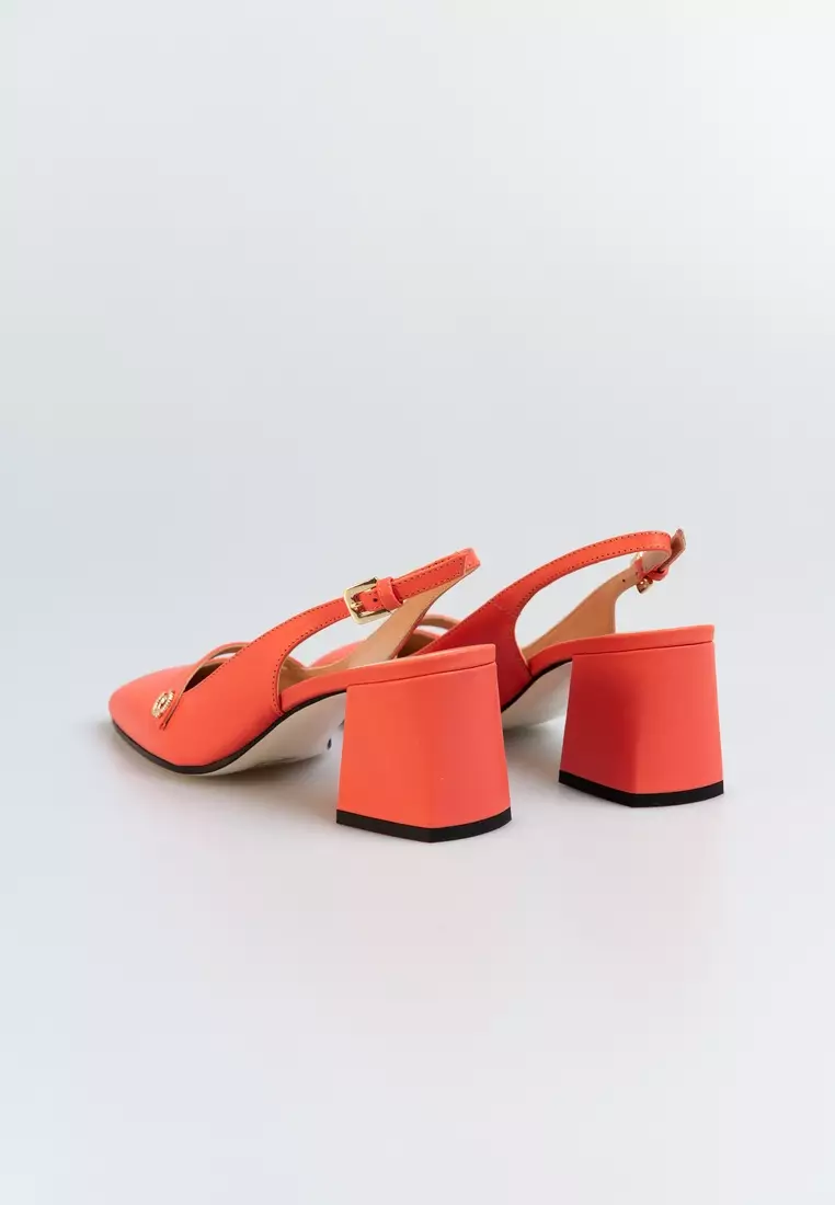 Pollini Women's Orange High Heels
