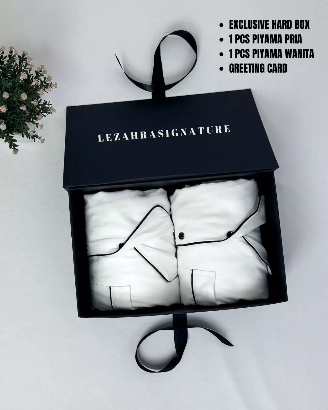 Piyama Couple WHITE Gift Box Series 