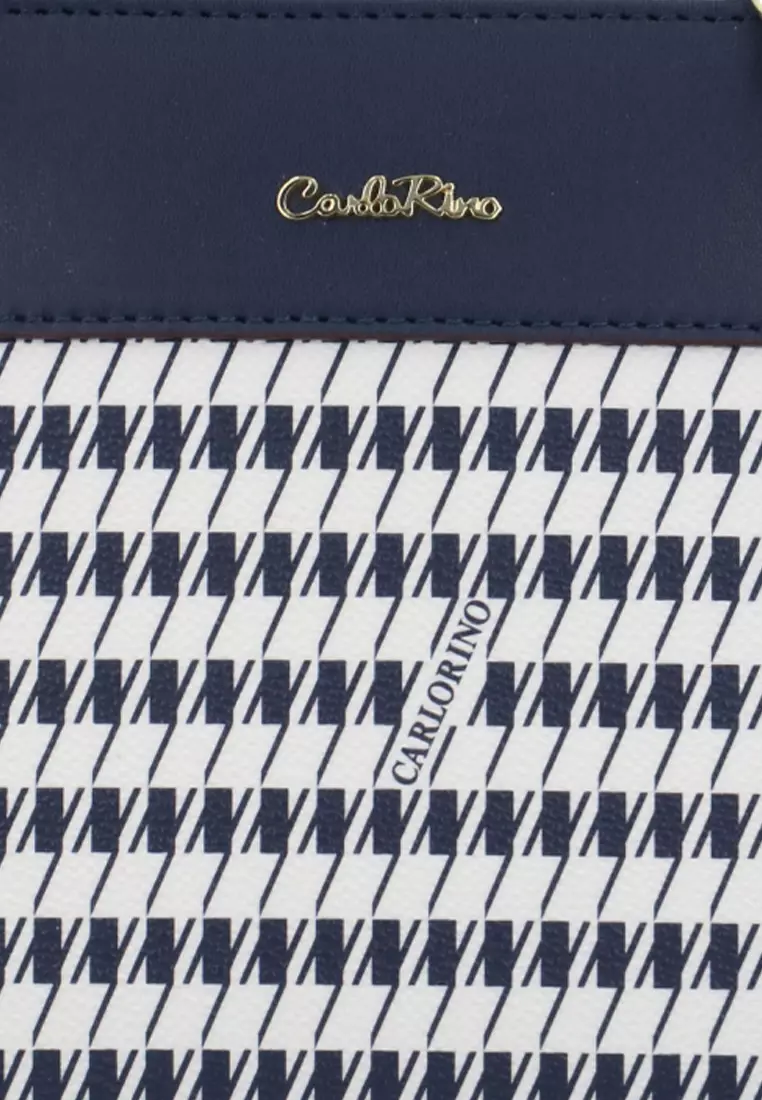 Buy Carlo Rino CR Marina Top Handle Bag II - Dark Blue 2026 Online | ZALORA