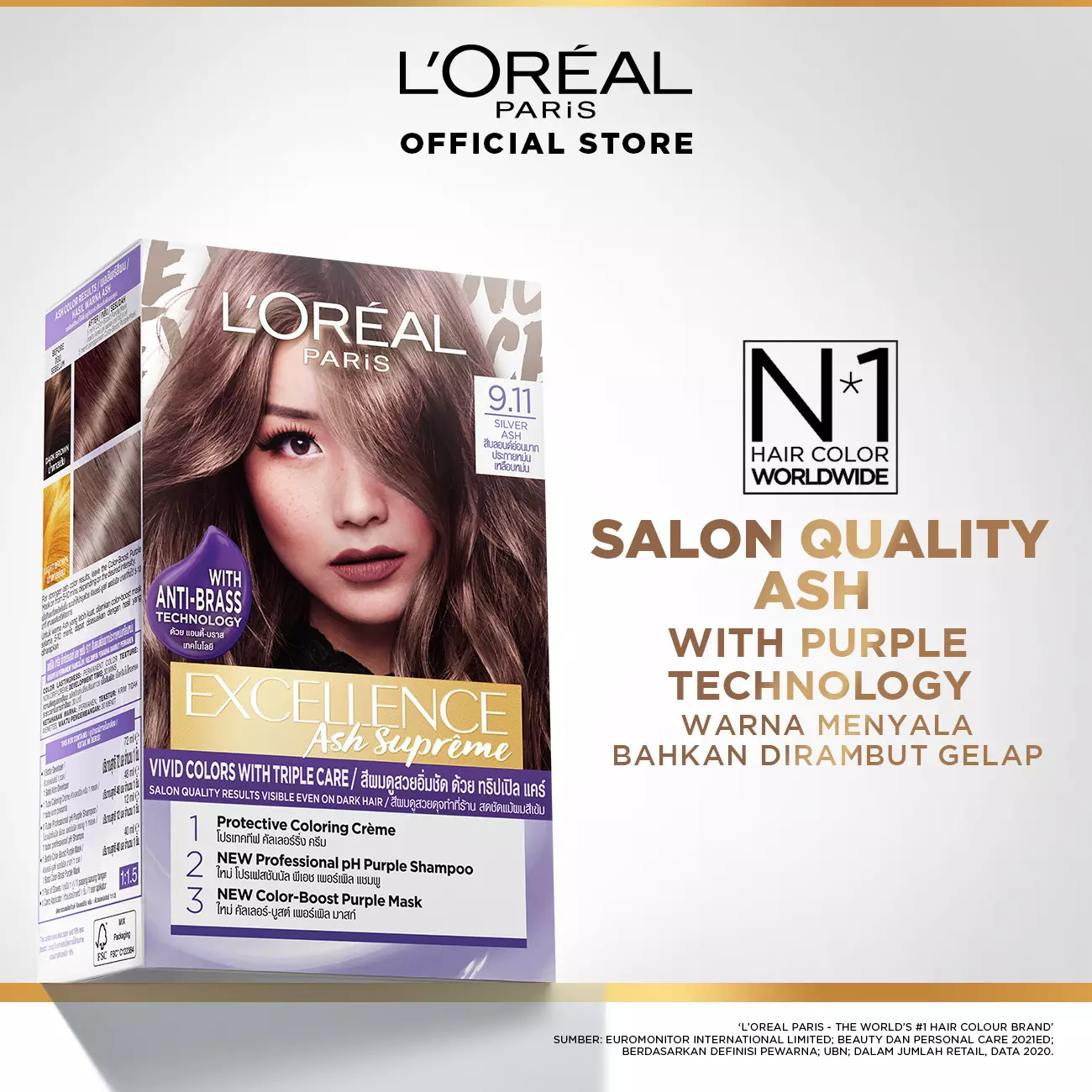 Jual L'Oreal Paris L'Oreal Paris Excellence Fashion Hair Color