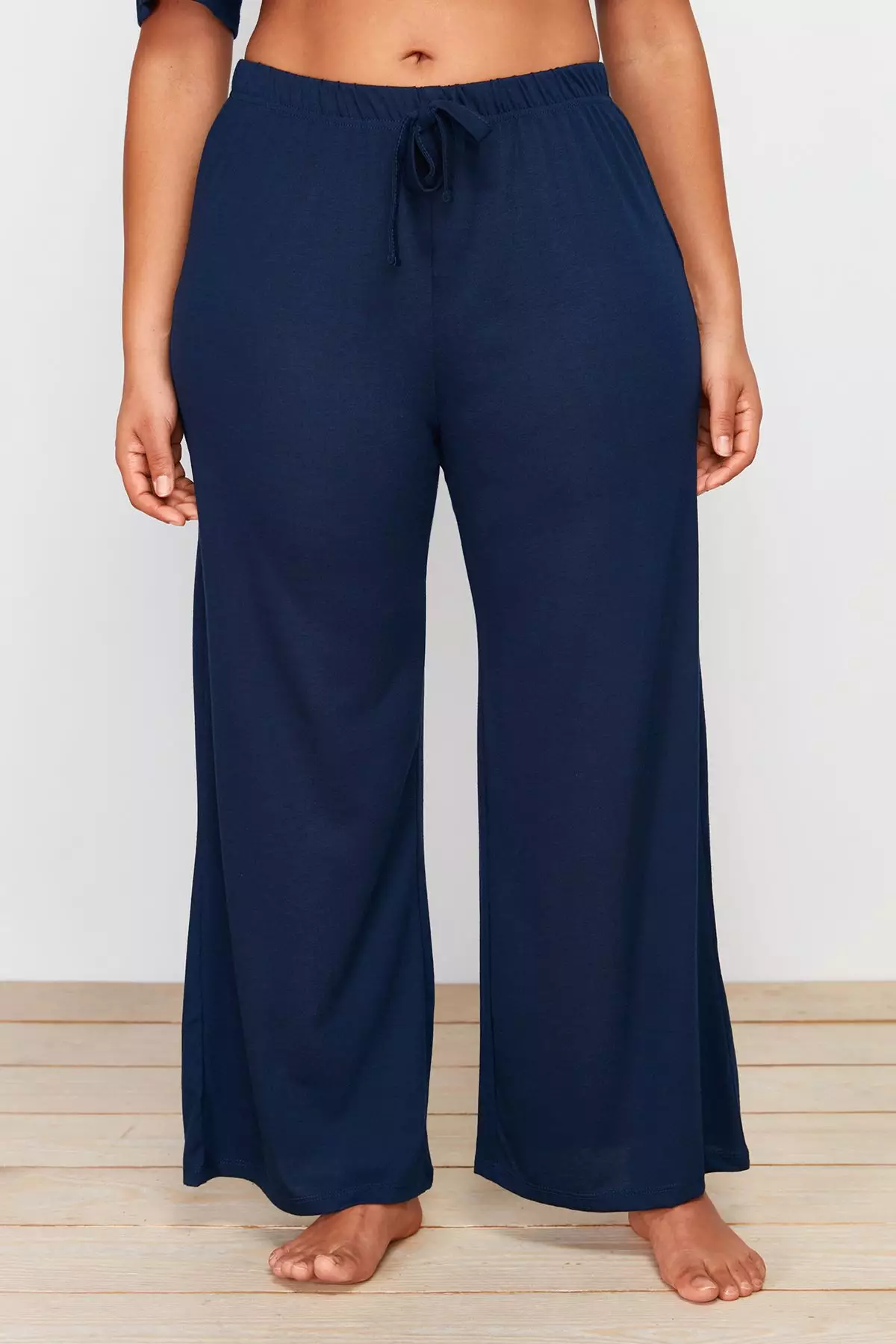 Crew Neck 3-Piece Knitted Pajamas Set