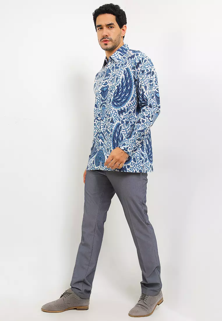 Kemeja Batik Lengan Panjang Motif Waskita Pratama