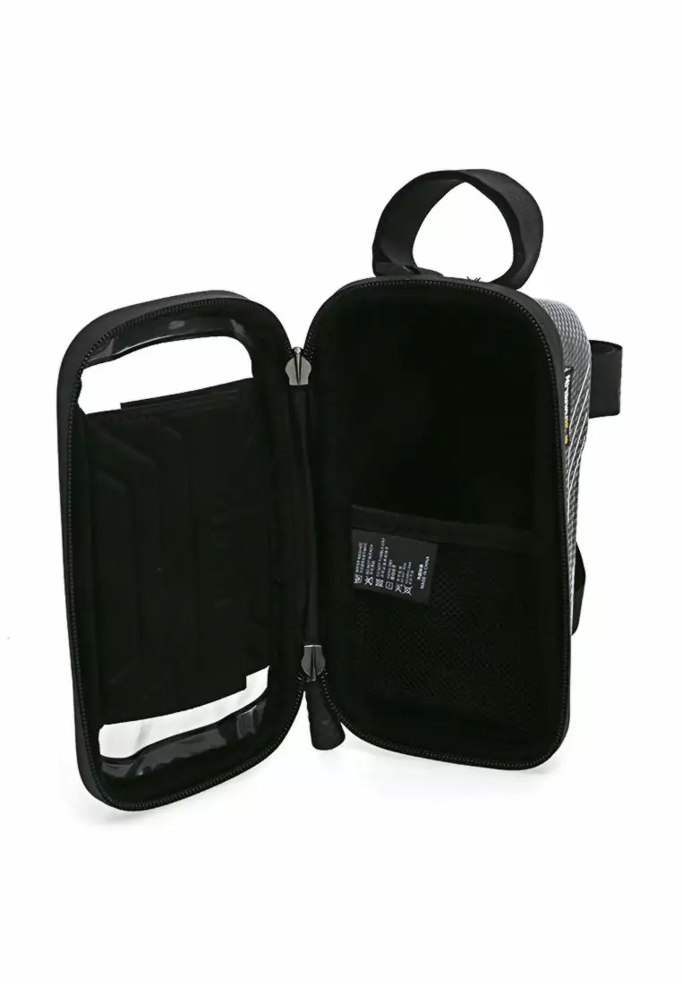 Qian Tas Sepeda Smartphone Case Handlebar Bicycle Bag Waterproof 1L Material EVA ORIGINAL - Black