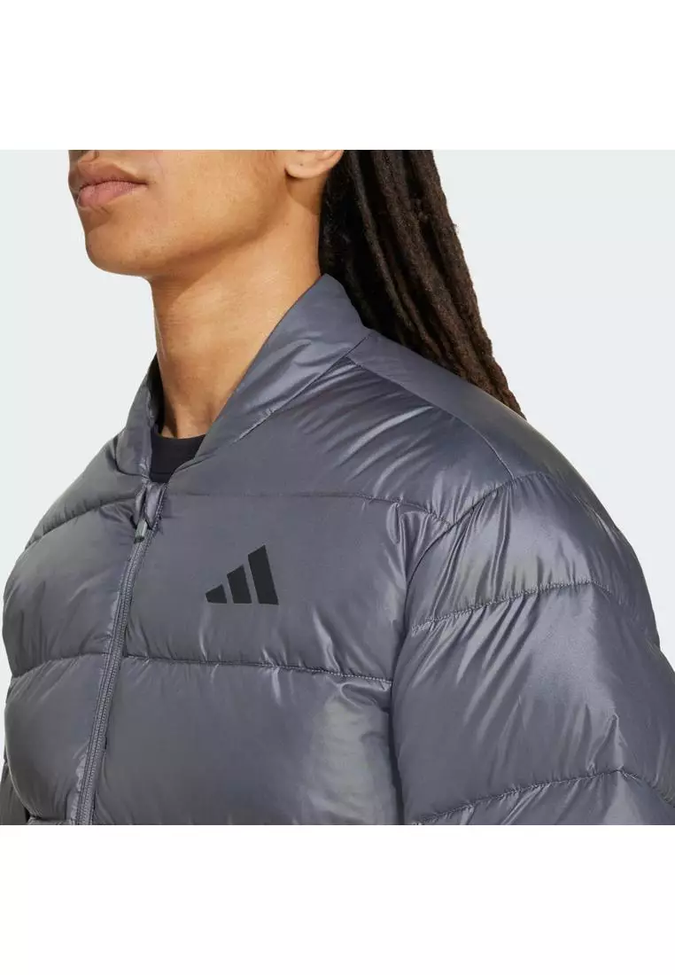 Lifestyle & Hiking Essentials CLIMAWARM Synthetic Down Jackets Men Grey JV7719