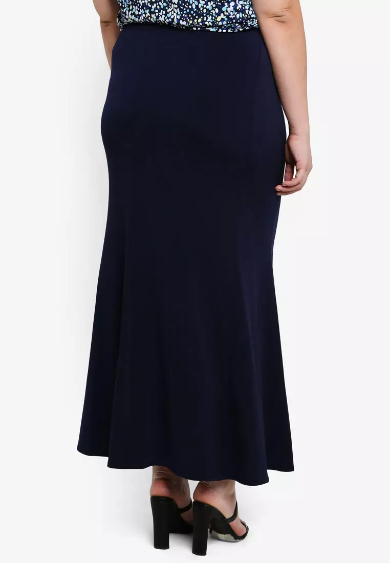 Plus size mermaid maxi cheap skirt
