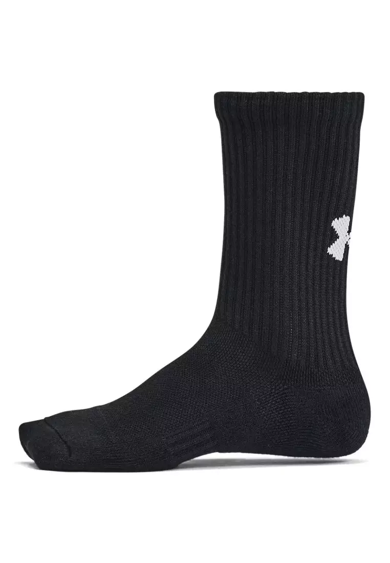 Under Armour UA Training Cotton Kids' 6-Pack Crew Socks
