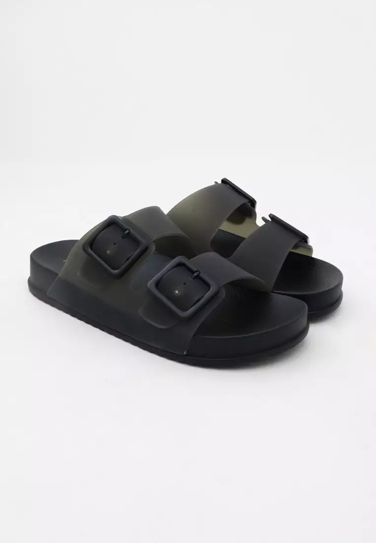 Slide On Flat Sandals