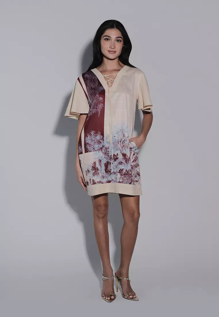 Holiday 2025 Islander Short Sleeve Dress#