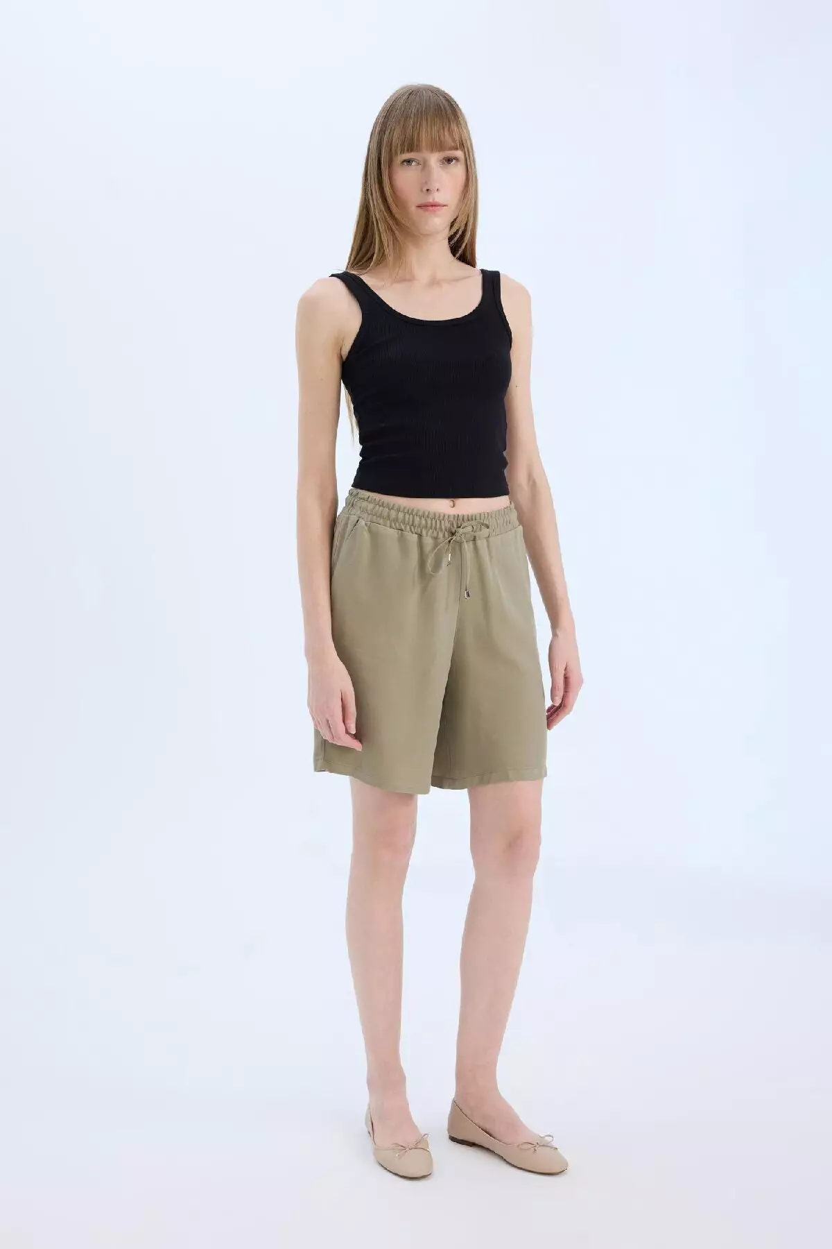 High Waist Short Leg Belmando Shorts I6760Az25Hs