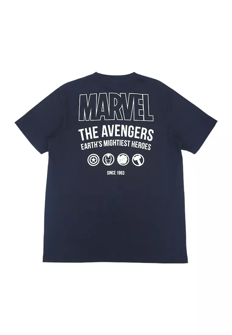 Mens Licensed Graphic T-Shirt "Earth's Mightiest Heroes"