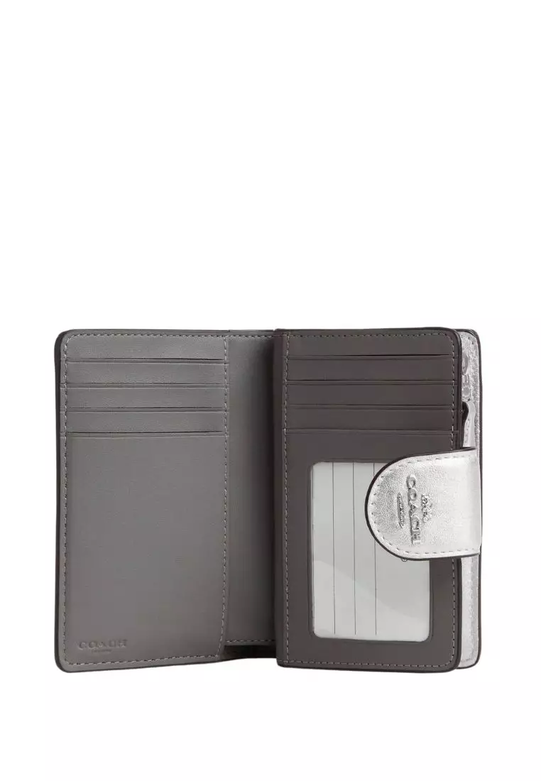 Jual Coach Medium Corner Zip Wallet With Puffy Diamond Quilting