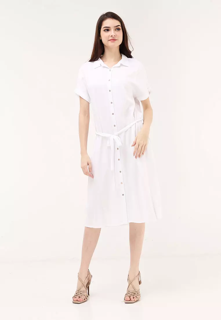 Short Slvs. W/ Collar Dress