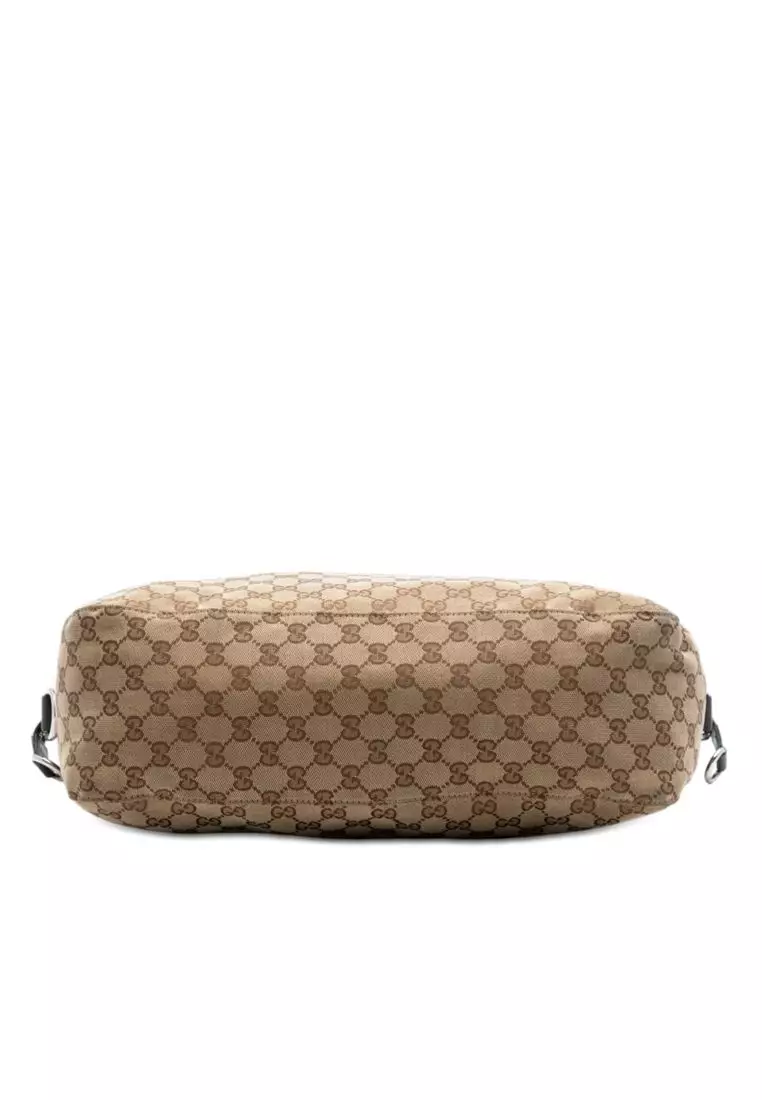 Buy Gucci Pre-Loved Gucci Large Gg Canvas Icon Bit Satchel 2026