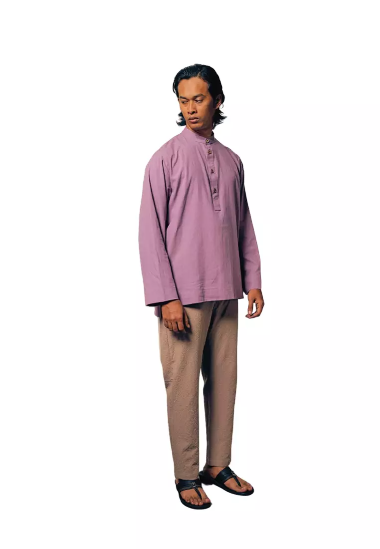 UMMA Bentara Kurta Bakawali Raya 2024 in Lilac