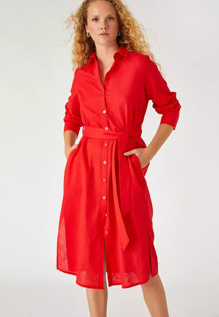 Midi Shirt Dress