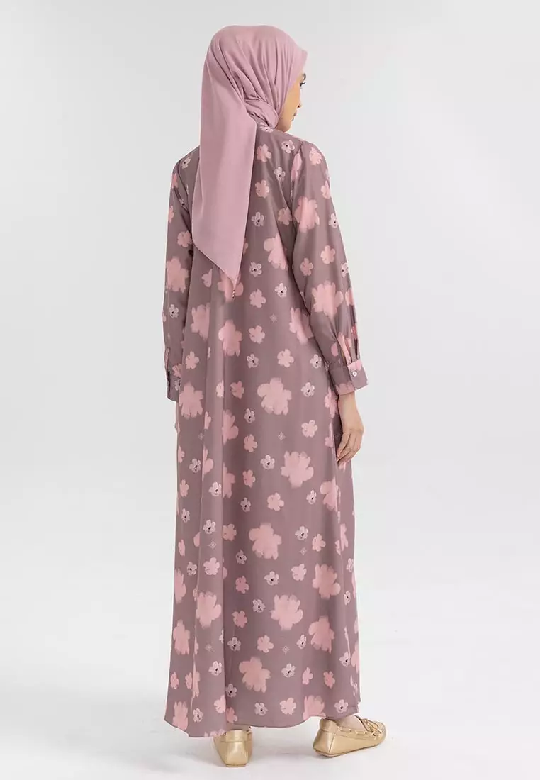 Ria Miranda Brown Grey Dizza Dress