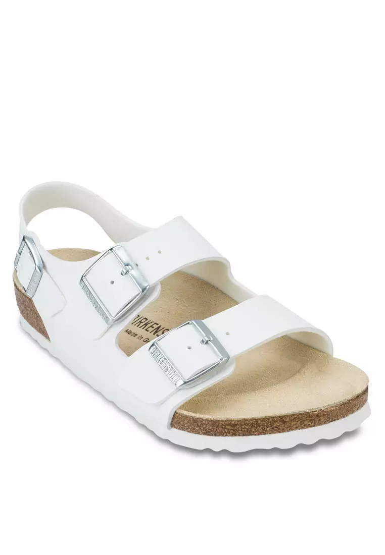 White clearance strap birkenstocks