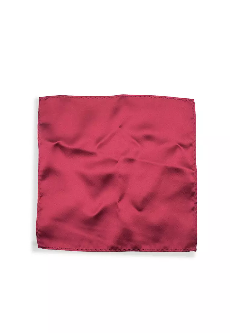 Buy Arden Teal Javier Maroon Silk Pocket Square Online ZALORA Malaysia