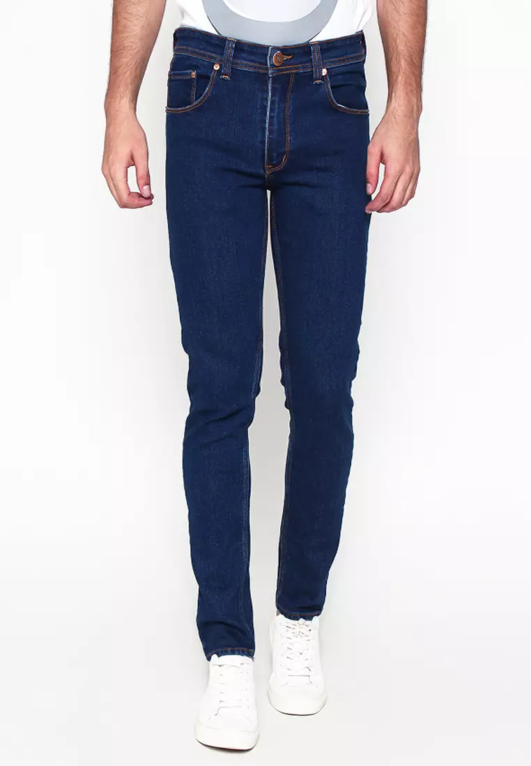 Jeans Slim Fit Premium Denim Stretch Dark Blue ZA253