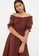 Trendyol brown Shirred Carmen Dress 88A88AA65394F9GS_4