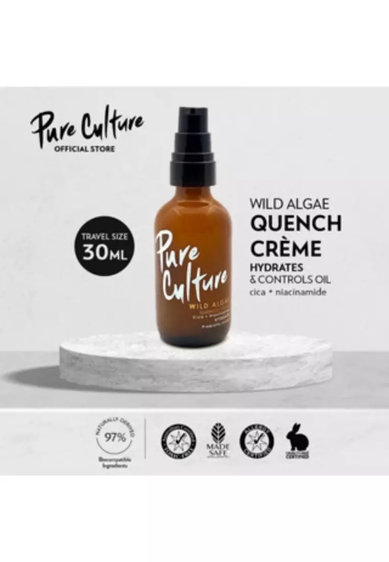Wild Algae Quench Créme 30ML | Moisturizer for Oily Face | Niacinamide | For Oily Skin Hydration