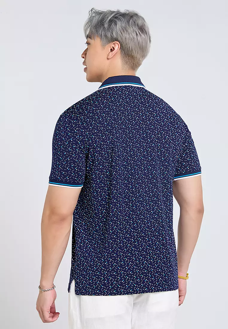Printed Collar T-Shirt for Men
