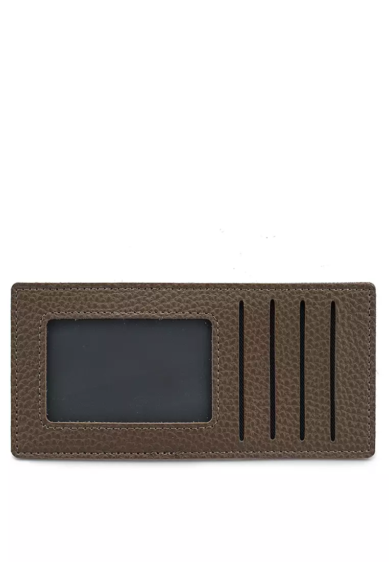 Pebbled Pouch With Card Holder