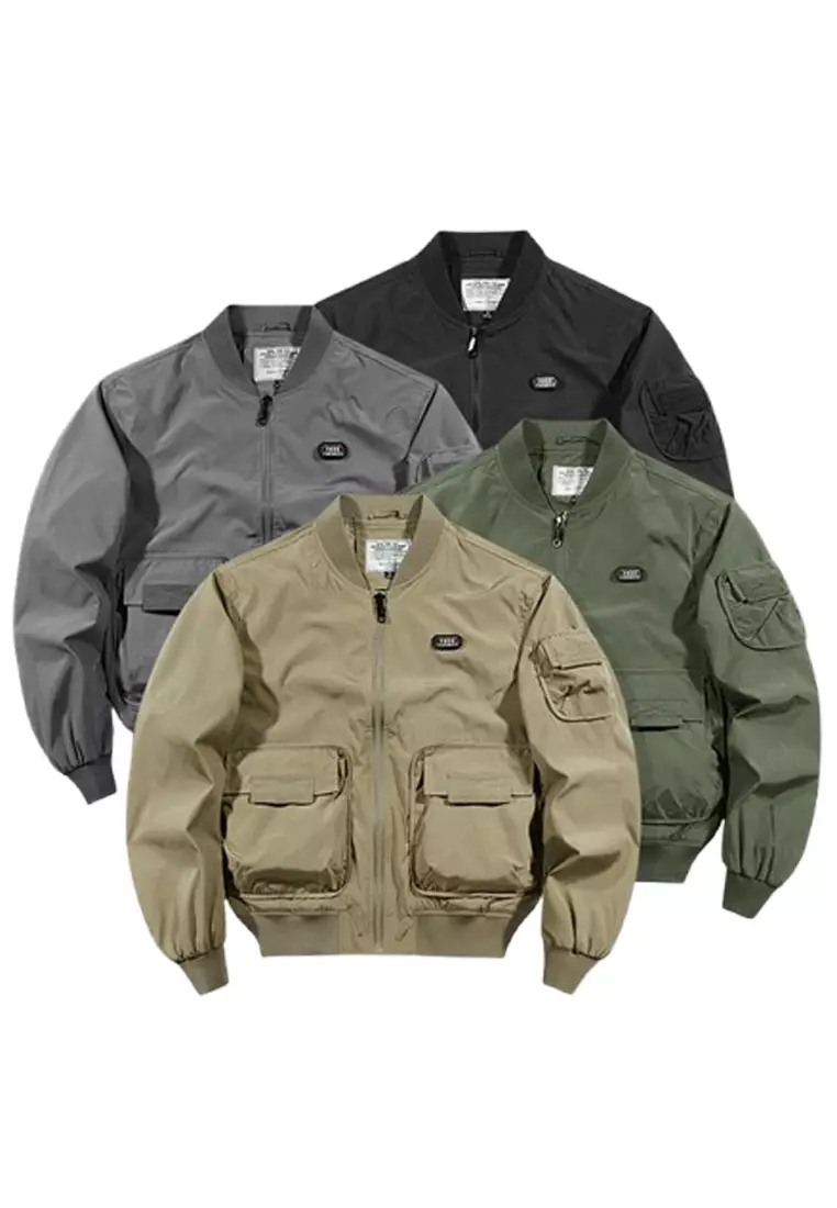Casual Military Style Bomber Jacket