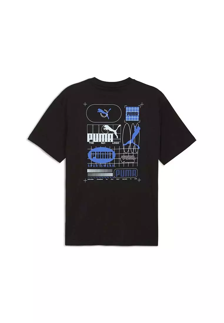 Graphic Grid Tee Men