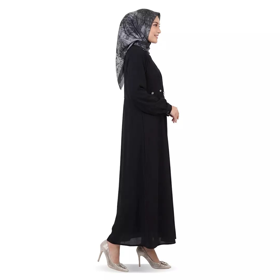 Rabbani - Gamis Lengan Panjang Dresslim Candara - Black