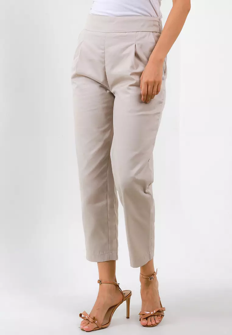 Petite Formal Crop Pants