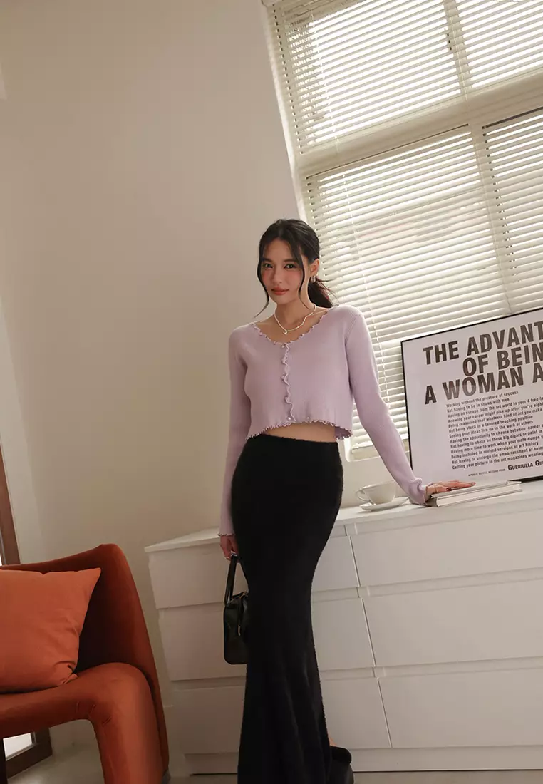 Jual AIR SPACE Ribbed Knit Top Original 2025 ZALORA Indonesia ®