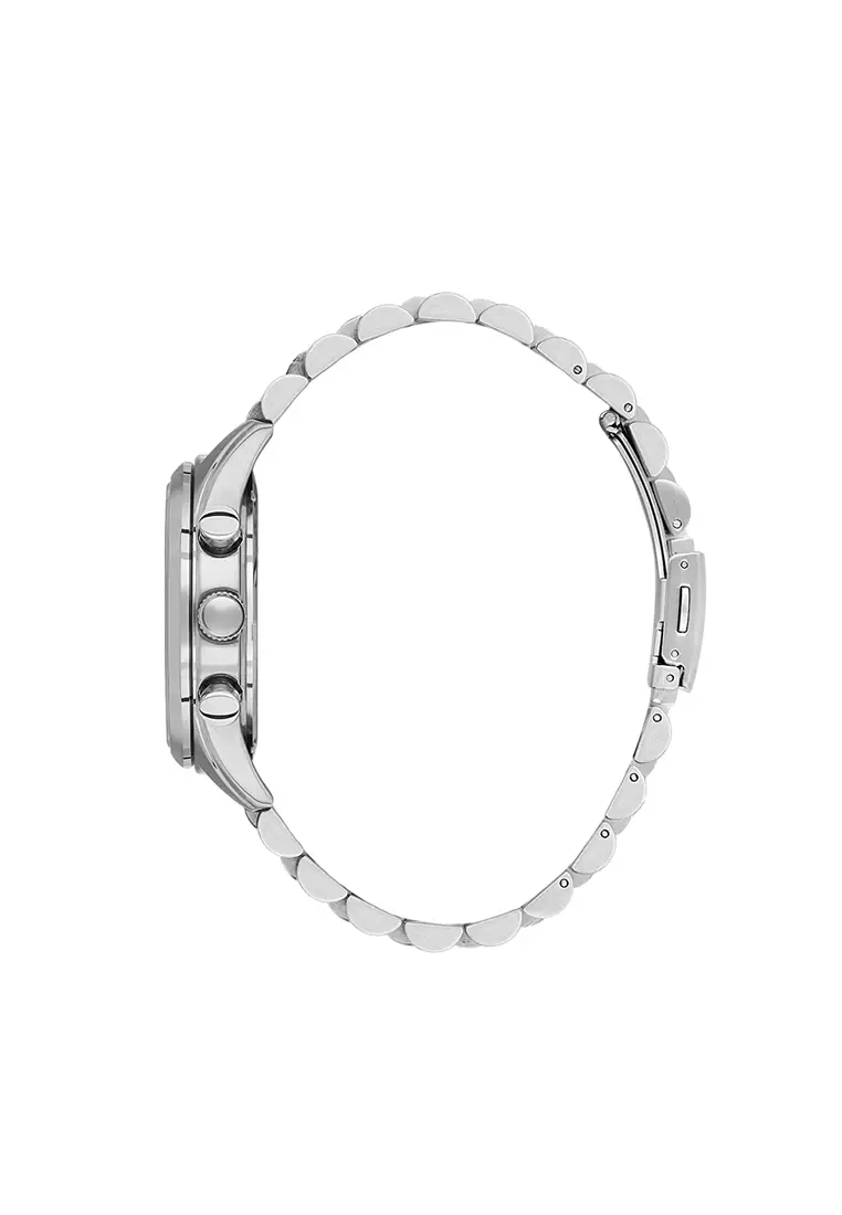 Exclusive Men's Chronograph Watch Silver Stainless Steel DK.1.13976-1