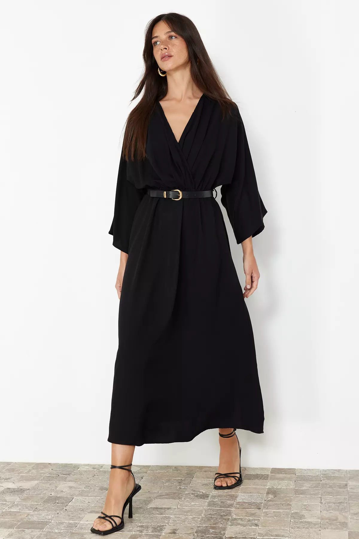 Wrap Midi Dress