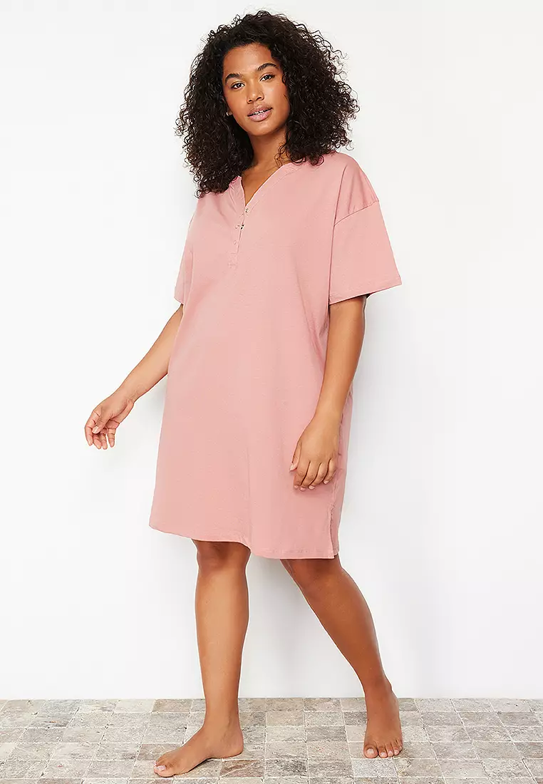 Trendyol Plus Size Knitted Nightgown 2025 Buy Trendyol Online