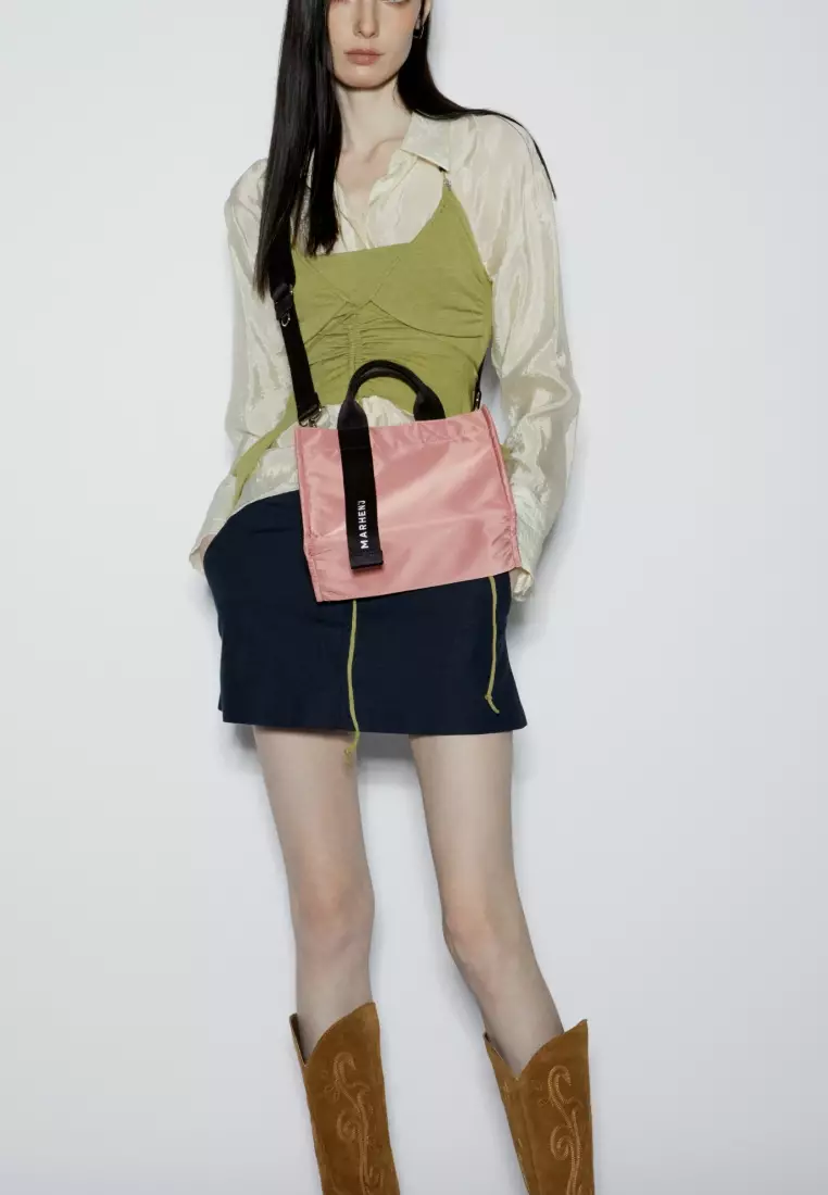 RICO MINI EQ Nylon Crossbody Bag Pink