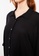 LC WAIKIKI black Long Sleeve Viscose Women's Beach Dress 5336BAABE13212GS_3