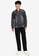 FIDELIO black Washed Zipper Long Sleeves Denim Shirt 57921AA40BA50CGS_4