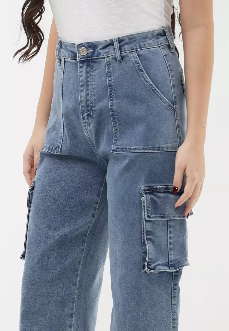 Cargo Wideleg Jeans