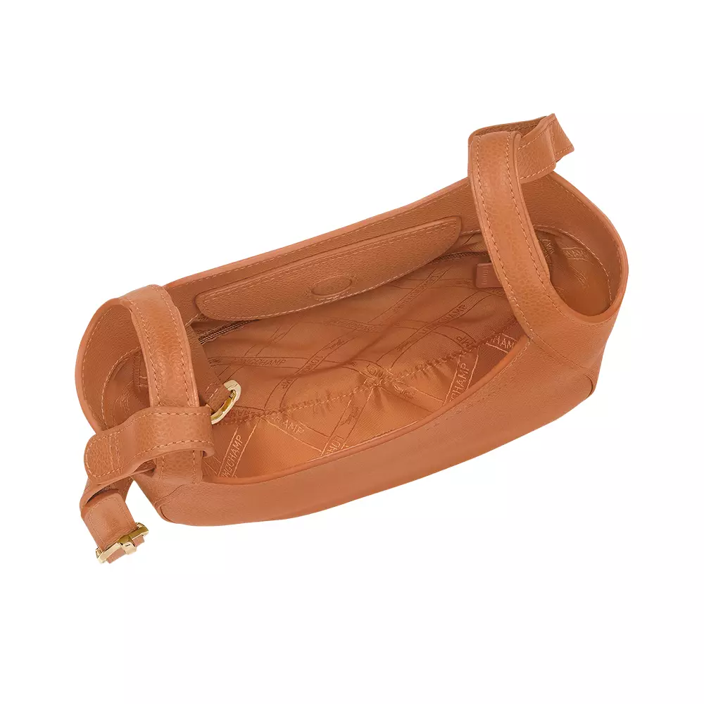 [7.7 SALEBRATION] Le Foulonné Small Grained Crossbody Bag Amber