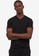 H&M black Slim Fit V-Neck T-Shirt FE851AAB391172GS_1