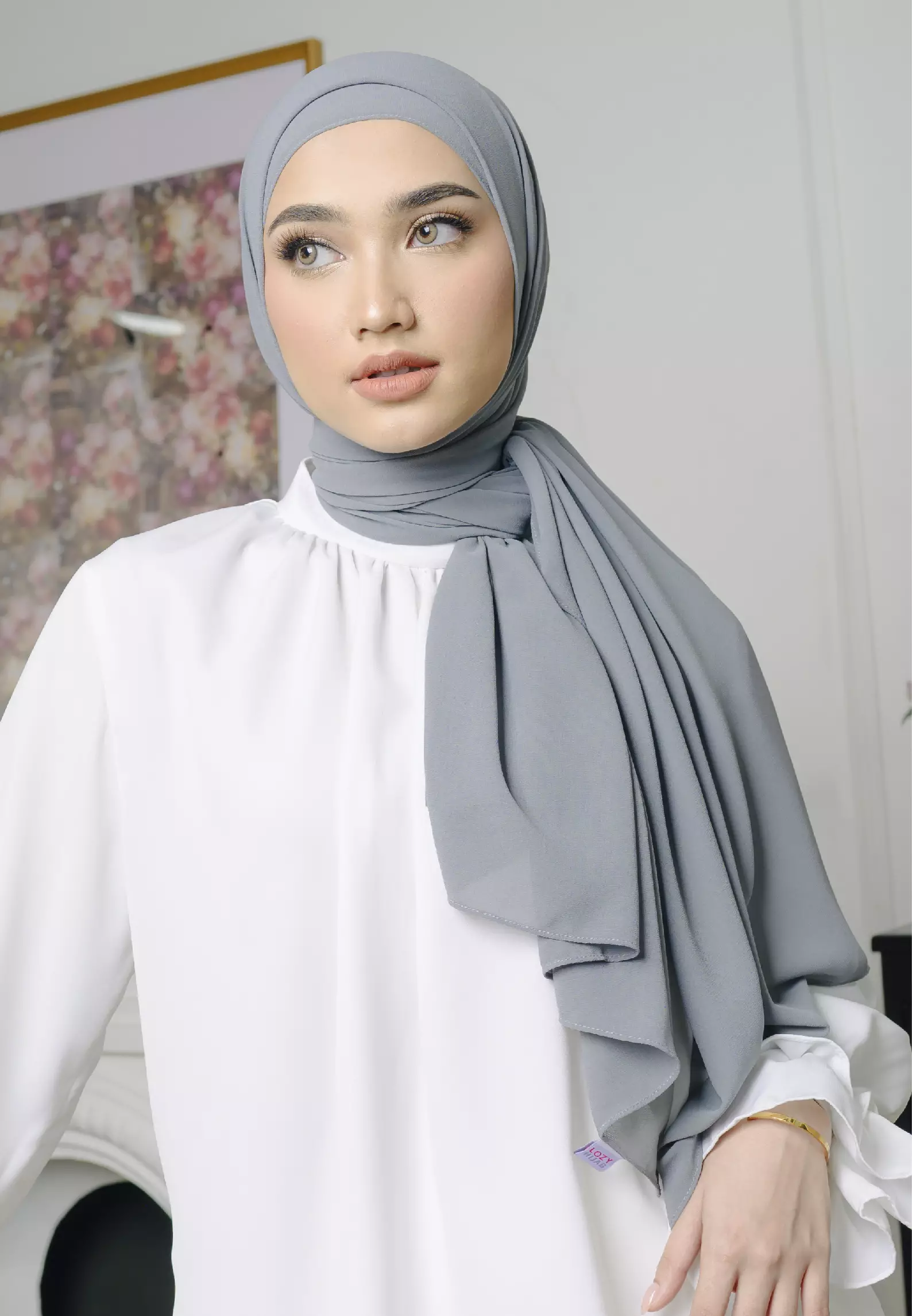 Bawal Shawl Smoke Grey