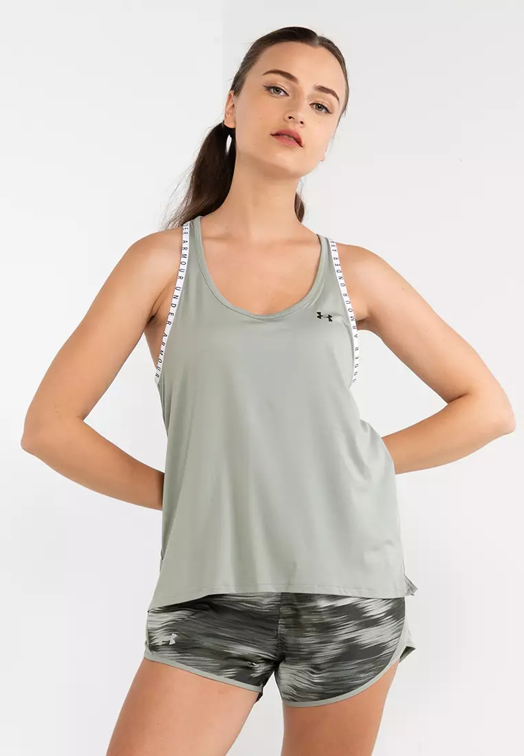 Tank top Under Armour UA Iso Chill Crop Tank-PPL