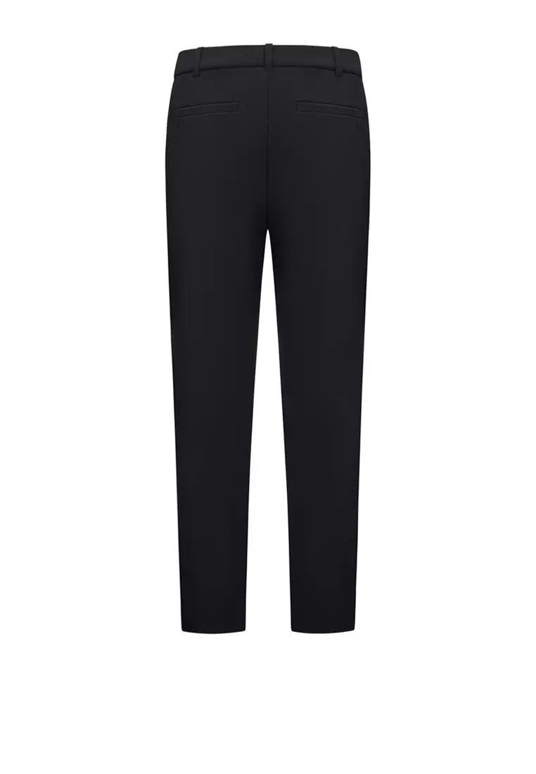 男裝 K-SWISS LOGO 內層磨絨直腳休閒褲