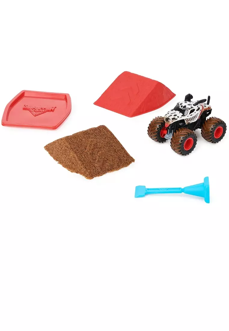 Monster Jam: Kinetic Dirt Starter Set - Dalmatian