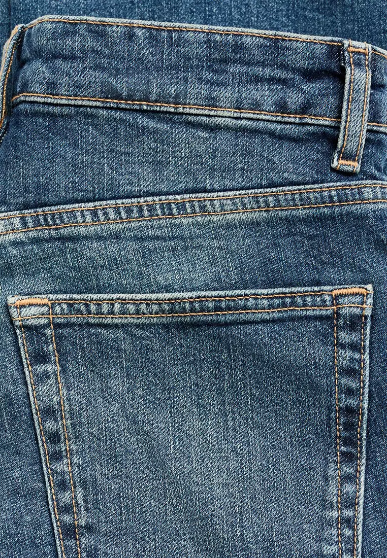 Claudia Slim-Fit Cropped Jeans