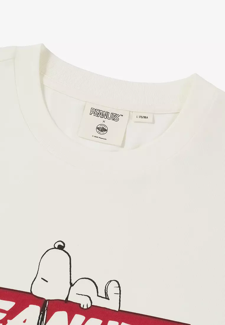 PALLADIUM x SNOOPY 印花圖案寬鬆全棉短袖T裇