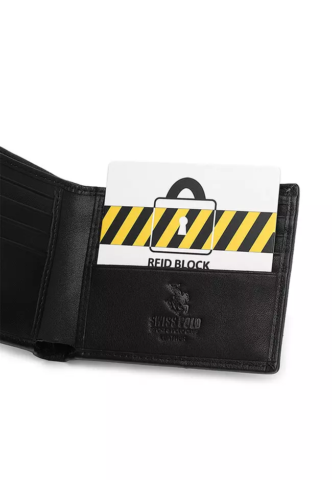 Men's RFID Blocking Bi Fold Wallet (Dompet Bi Fold Pria RFID Blocking) - Hitam