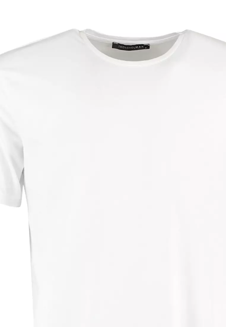 Regular/Normal Cut Crew Neck T-Shirt