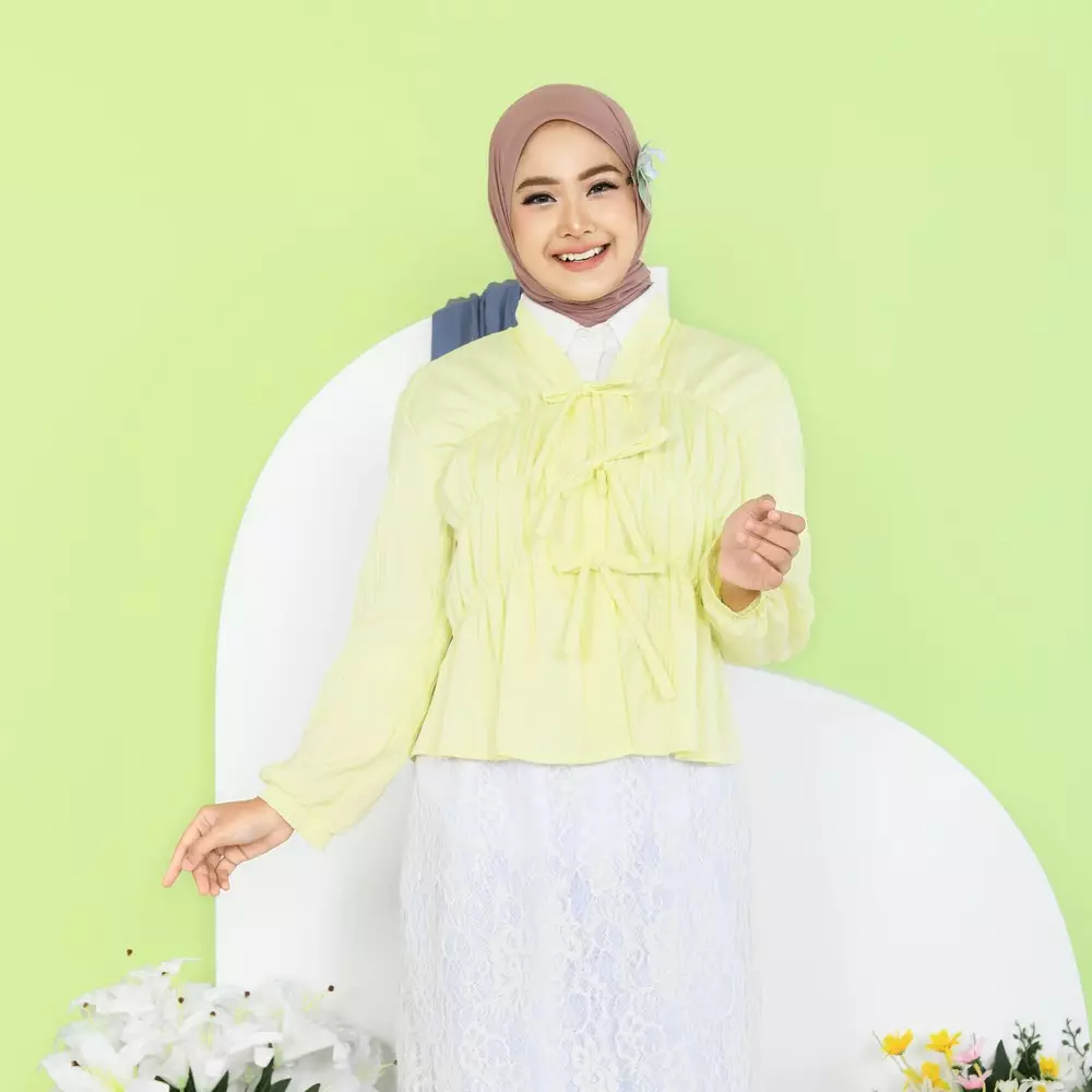 Cesya Outer Kerut - Soft Lemon M19716 R43S6